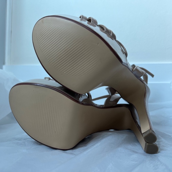 Chinese Laundry Women's Teaser2 Tippy Top Nude Heels Size EU 38.5/US 8 (GUC) - Picture 13 of 14